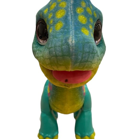 FurReal Snackin’ Sam The Bronto Interactive Animatronic Dinosaur Plush Ages 4 Up - Picture 9 of 9